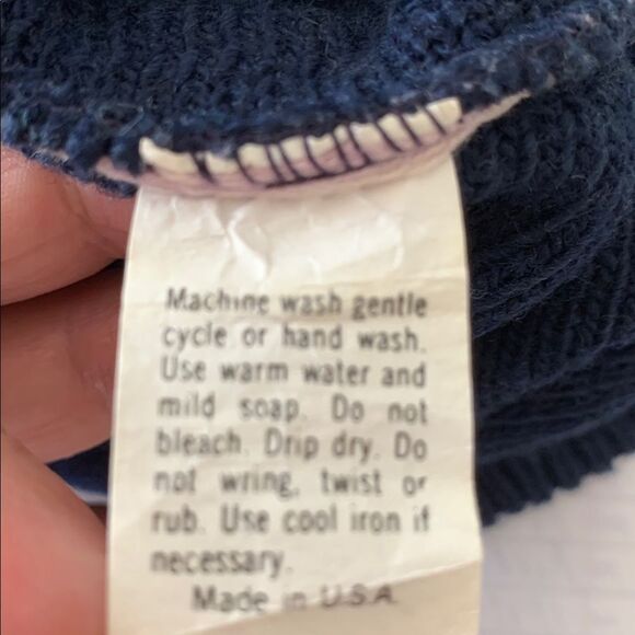 VTG Skiwear by Alps Knit Fair Isle Knit Crew Neck Men’s Sweater Size XL - Picture 8 of 8